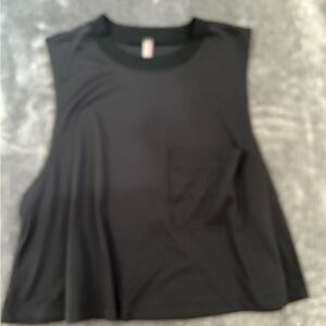 FP Movement by Free People Black Crop Top